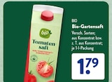 Bio-Gartensaft von Bio im aktuellen ALDI SÜD Prospekt für 1,79 €