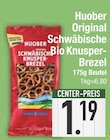 Original Schwäbische Bio Knusper-Brezel von Huober im aktuellen EDEKA Prospekt für 1,19 €