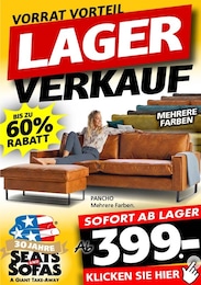 Seats and Sofas Prospekt für Gelsenkirchen: "LAGER VERKAUF", 1 Seite, 31.08.2024 - 14.09.2024