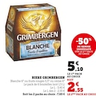 Bière - Grimbergen en promo chez U Express Bière - Grimbergen dans le catalogue U Express