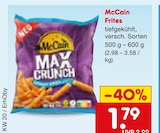 Frites Angebote von McCain bei Netto Marken-Discount Solingen für 1,79 €