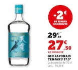 Gin japonais Tenjaku 37.5° - Tenjaku en promo chez Super U Gin japonais Tenjaku 37.5° - Tenjaku dans le catalogue Super U