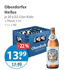 Oberdorfer Helles für 13,99 € bei V-Markt im Angebot Oberdorfer Helles im aktuellen V-Markt Prospekt