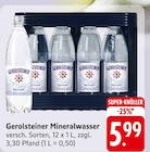 Mineralwasser Angebote von Gerolsteiner bei E center St. Ingbert für 5,99 €