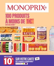 Catalogue Supermarchés Monoprix en cours à Locmaria-Grand-Champ et alentours, "100 PRODUITS À MOINS DE 1€", 69 pages, 15/05/2024 - 26/05/2024