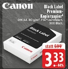 Black Label Premium Kopierpapier Angebote von Canon bei E center Krefeld für 3,33 €