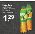 fuze tea bei TOP Getränke im Gütersloh Prospekt für 1,29 €