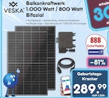 Balkonkraftwerk 1.000 Watt / 800 Watt Bifazial bei Netto Marken-Discount im Waldkirchen Prospekt für 289,99 €