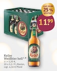 Aktuelles Weißbier hell Angebot bei tegut in Schonungen ab 11,99 €