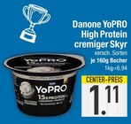 cremiger Skyr im EDEKA Prospekt cremiger Skyr von Danone YoPRO im aktuellen EDEKA Prospekt für 1,11 €