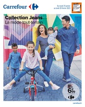 Prospectus Carrefour à Évry, "Collection Jeans", 36 pages de promos valables du 31/01/2023 au 20/02/2023