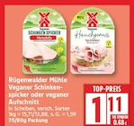 Veganer Schinken Spicker Mortadella von Rügenwalder Mühle für 1,11 € bei EDEKA im Angebot Veganer Schinken Spicker Mortadella von Rügenwalder Mühle im aktuellen EDEKA Prospekt