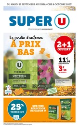 Super U Catalogue "Le jardin d'automne à prix bas", 16 pages, Lacanau Ocean,  19/09/2023 - 08/10/2023