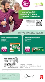 Aktueller mea - meine apotheke Prospekt "Unsere September-Angebote" Seite 1 von 4 Seiten für Mönchengladbach