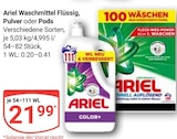 Waschmittel Flüssig Angebote von Ariel bei GLOBUS Amberg für 21,99 €