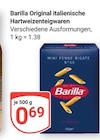 Original italienische Hartweizenteigwaren im Angebot bei GLOBUS in Salzgitter Original italienische Hartweizenteigwaren Angebote von Barilla bei GLOBUS Salzgitter für 0,69 €