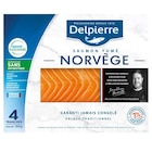 Saumon fumé de Norvège - DELPIERRE à 6,99 € dans le catalogue Carrefour