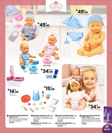 Prix et réduction Poupon interactif dans le prospectus JouéClub en cours Offre Poupon interactif dans le catalogue JouéClub du moment à la page 219