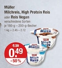 Milchreis im V-Markt Prospekt Milchreis von Müller im aktuellen V-Markt Prospekt für 0,49 €