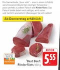 Best Beef: Rinderfilets Angebote bei E center Offenburg für 5,55 €