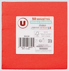 25% versés sur ma carte U vaisselle jetable unie U - U en promo chez Super U Saint-Médard-en-Jalles