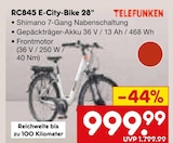 RC845 E-City-Bike 28" Angebote von TELEFUNKEN bei Netto Marken-Discount Brandenburg für 999,99 €