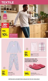 Prix et réduction Pyjama Homme dans le prospectus Carrefour en cours Offre Pyjama Homme dans le catalogue Carrefour du moment à la page 51