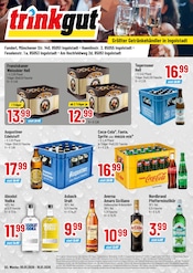 Cola im Trinkgut Prospekt in Ingolstadt Aktueller Trinkgut Prospekt mit Cola, "Aktuelle Angebote", Seite 1