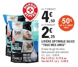 Promo Litière optimale silice "Tous Mes Amis" à 2,25 € dans le catalogue E.Leclerc à Chalon-sur-Saône