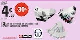 Lot de 6 paires de chaussettes sport junior ou homme - Kappa - E.Leclerc à Saint-Étienne Lot de 6 paires de chaussettes sport junior ou homme - Kappa en promo chez E.Leclerc Saint-Étienne à 4,55 €