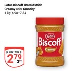 Biscoff Brotaufstrich Creamy im Angebot bei GLOBUS in Altenburg Biscoff Brotaufstrich Creamy Angebote von Lotus bei GLOBUS Altenburg für 2,79 €
