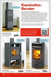 Kamin Angebot & Preis im aktuellen Hellweg Prospekt Kamin Angebot im aktuellen Hellweg Prospekt auf Seite 12