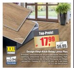 Design-Vinyl-Klick-Belag Larea Plus bei wohnstore Westermann im Rheda-Wiedenbrück Prospekt für 17,99 €