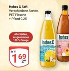 Saft im Angebot bei GLOBUS in Saarlouis Saft Angebote von hohes C bei GLOBUS Saarlouis für 1,69 €