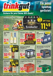 Aktueller Trinkgut Prospekt mit Bier, "Aktuelle Angebote", Seite 1