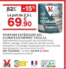 Peinture extérieure sol climats extrêmes 2,5 l - V33 - LEROY MERLIN à Bastia Peinture extérieure sol climats extrêmes 2,5 l - V33 en promo chez LEROY MERLIN Bastia à 69,90 €