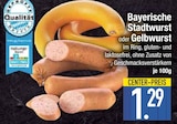 Bayerische Stadtwurst  im aktuellen EDEKA Prospekt für 1,29 €