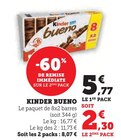 Kinder bueno dans le catalogue Super U