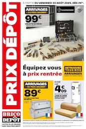 Catalogue Bricolage Brico Dépôt en cours à Les Ventes-de-Bourse et alentours, PRIX DÉPÔT, 20 pages, 30/08/2024 - 12/09/2024