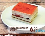 Aktuelles Erdbeer Pannacotta Schnitte Angebot bei E center in Regensburg ab 6,00 €