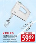 Handmixer 3 Mix 7000 Angebote von KRUPS bei famila Nordost Neumünster für 59,99 €