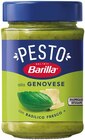Pesto alla Genovese oder Pesto Basilico Vegan im REWE Prospekt Pesto alla Genovese oder Pesto Basilico Vegan von Barilla im aktuellen REWE Prospekt für 2,19 €
