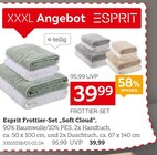 Esprit Frottier-Set „Soft Cloud“, Angebote bei XXXLutz Möbelhäuser Grevenbroich für 39,99 €