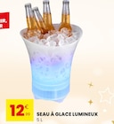 Seau à glace lumineux dans le catalogue Stokomani