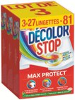 Lingettes - DECOLOR STOP en promo chez Carrefour Lingettes - DECOLOR STOP dans le catalogue Carrefour
