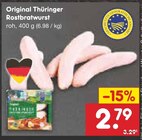 Original Thüringer Rostbratwurst Angebote von Geschützte Geografische Angabe bei Netto Marken-Discount Halberstadt für 2,79 €