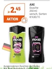 Dusche im Müller Prospekt Dusche von AXE im aktuellen Müller Prospekt für 2,45 €