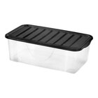 Boîte de rangement transparente avec couvercle 4,7 L - Brico Dépôt à Amiens Boîte de rangement transparente avec couvercle 4,7 L en promo chez Brico Dépôt Amiens à 2,00 €
