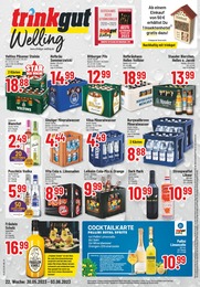 Trinkgut Prospekt "Aktuelle Angebote" für Borken, 4 Seiten, 30.05.2023 - 03.06.2023 Trinkgut Prospekt "Aktuelle Angebote" für Borken, 4 Seiten, 30.05.2023 - 03.06.2023