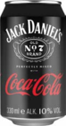 Whiskey-Mix Coca-Cola Angebote von Jack Daniel's bei Getränke Hoffmann Weiden für 2,79 €